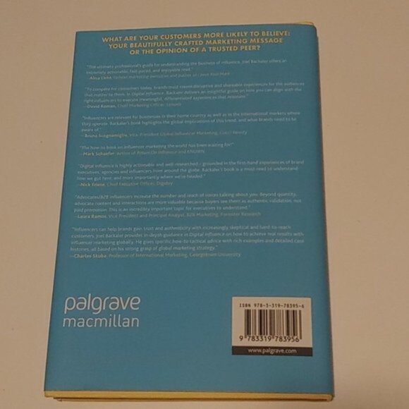 3/$13 Digital Influence adult hardcover by Joel Backaler, 2018 - Picture 7 of 7